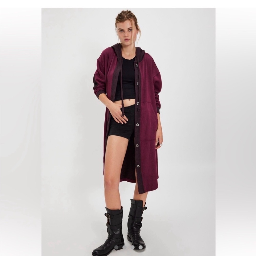 Free People tomorrows sweatshirt cardigan size medium NWOT